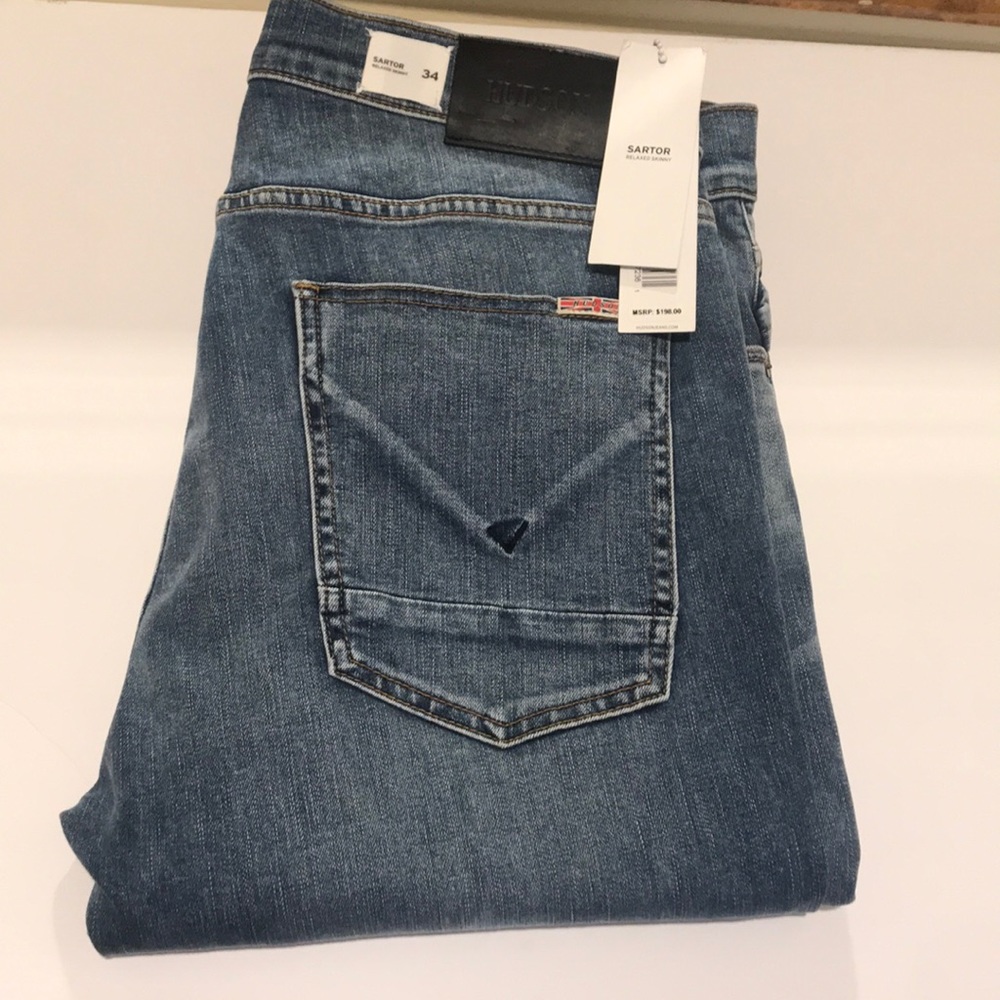  HUDSON 34 Men’s SARTOR Blue Denim
